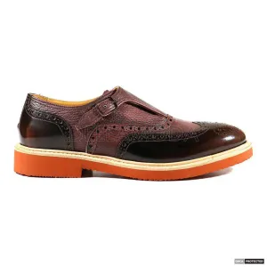 Dino Bigioni Designer Shoes Men's Italian Shade Fume Brown Loafers (DB1006)