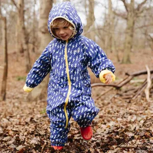EcoSplash Waterproof Fleece Lined Puddle Suit Blue