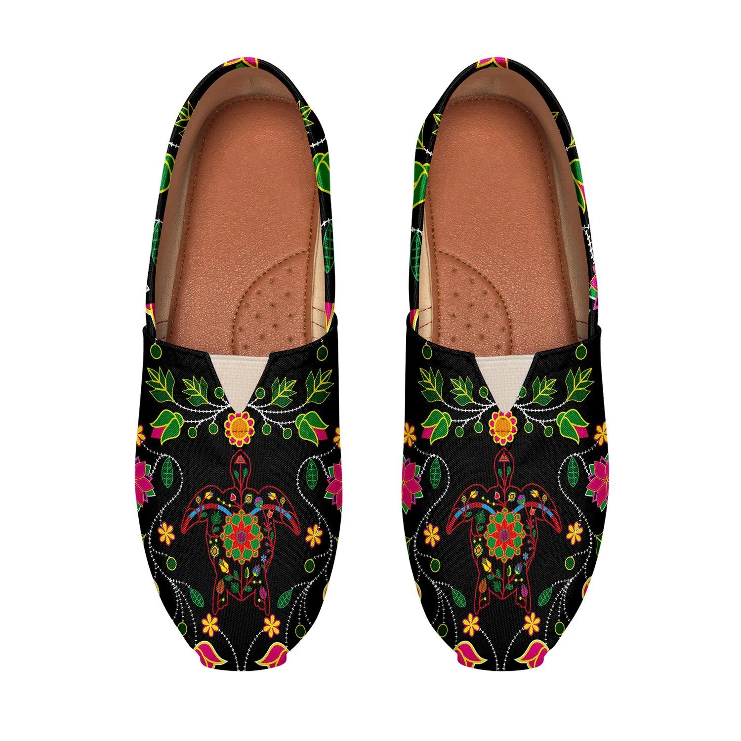 Floral Turtle Slip On