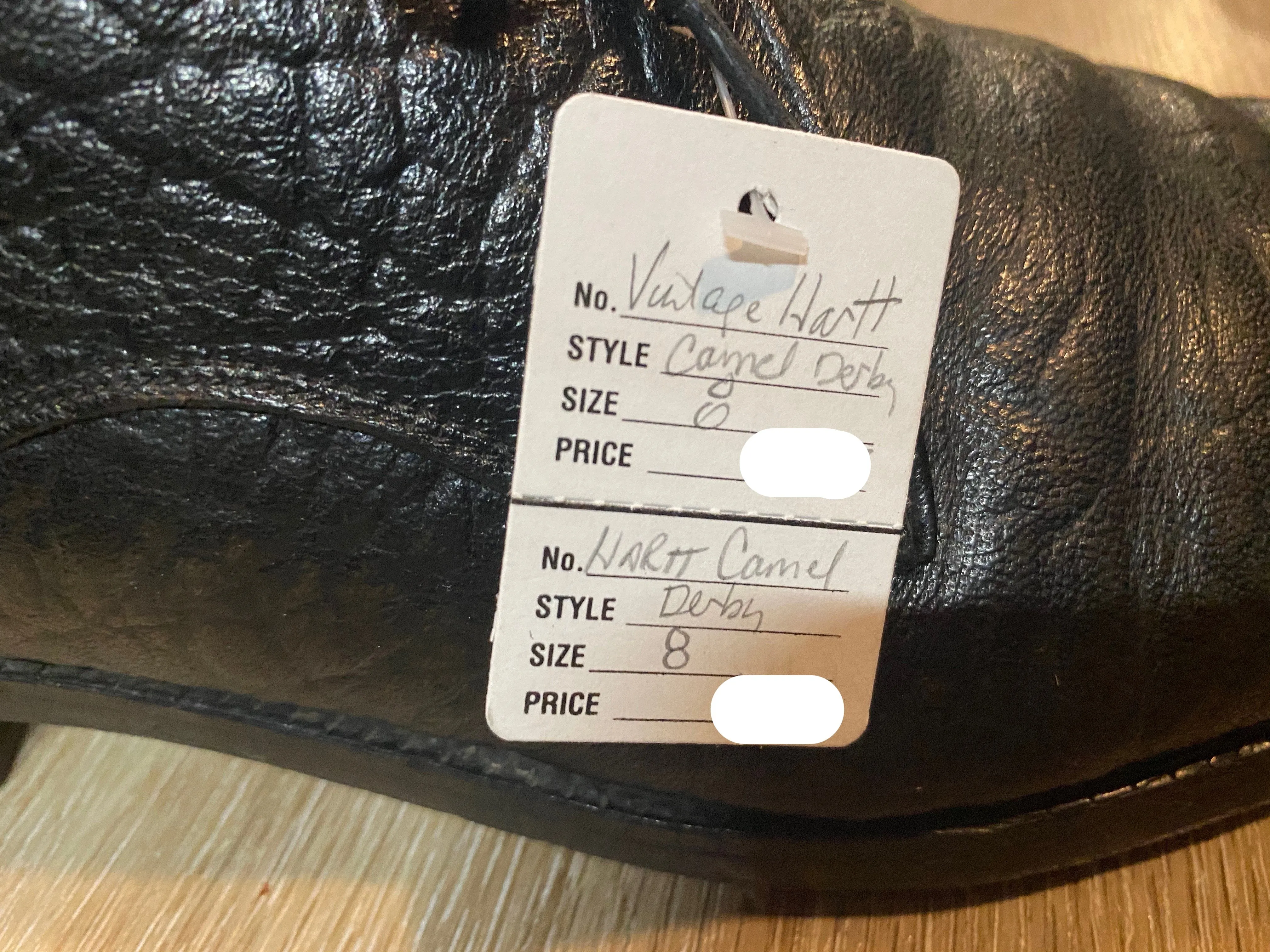 Hartt Derby Shoes 8M 41 (Canada)
