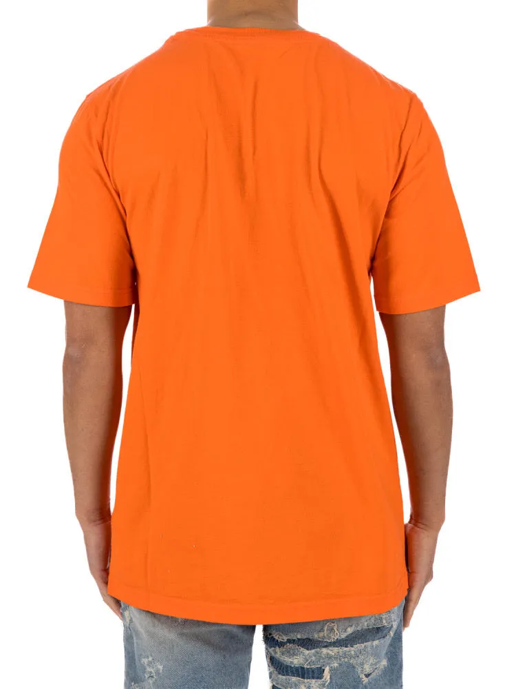 Heron Preston Heron BW Oversized T-Shirt Orange Black