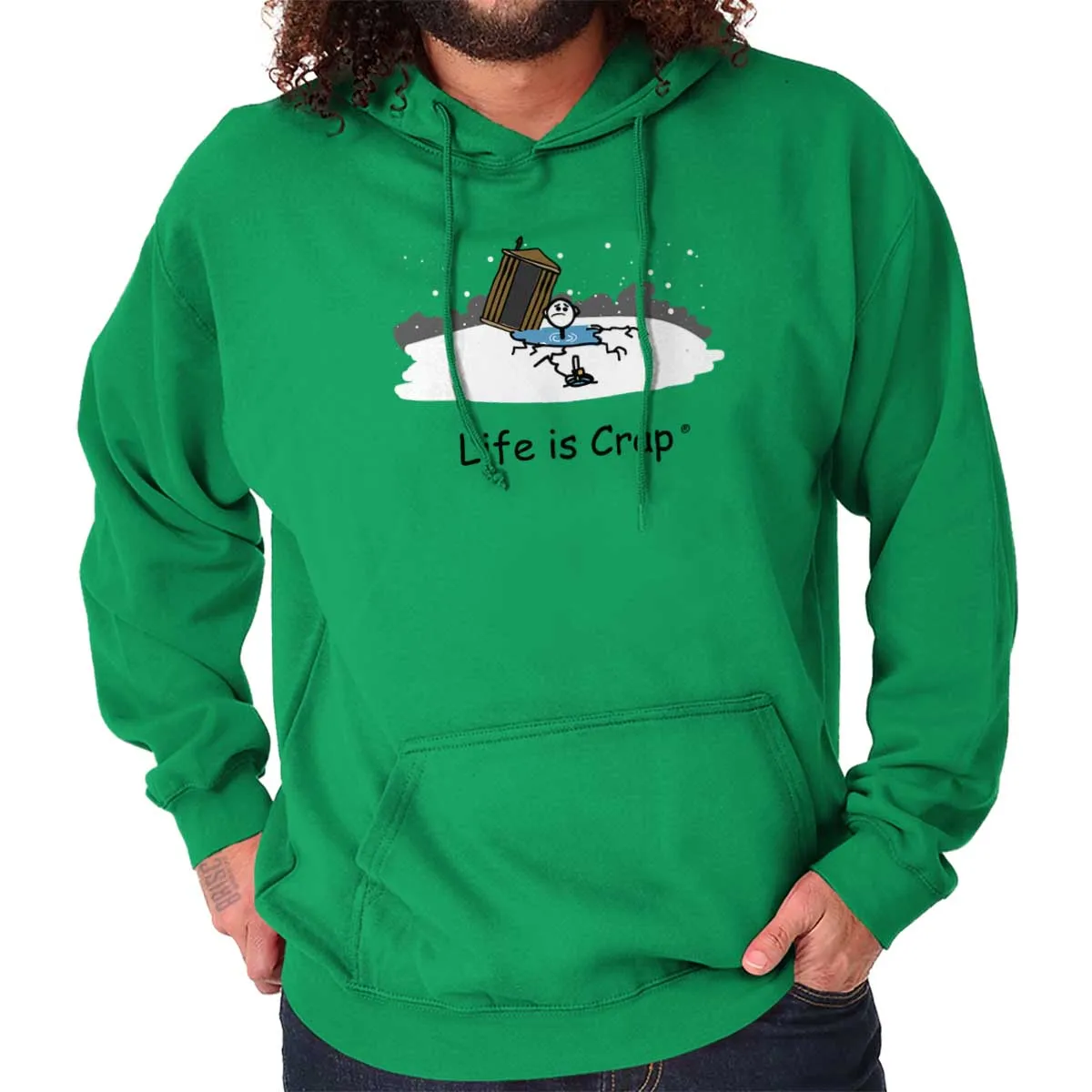 Ice Fishing Fail Hoodie