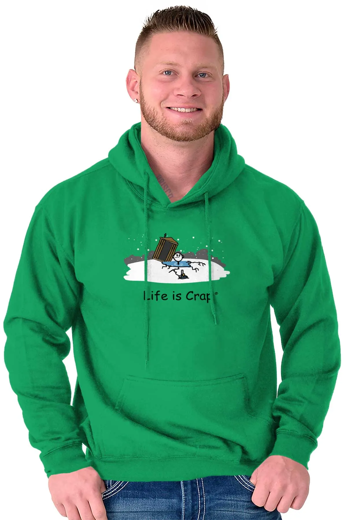 Ice Fishing Fail Hoodie