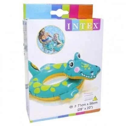 Intex Crocodile Shape Play and Swimming Ring - Ultimate Fun for Kids
