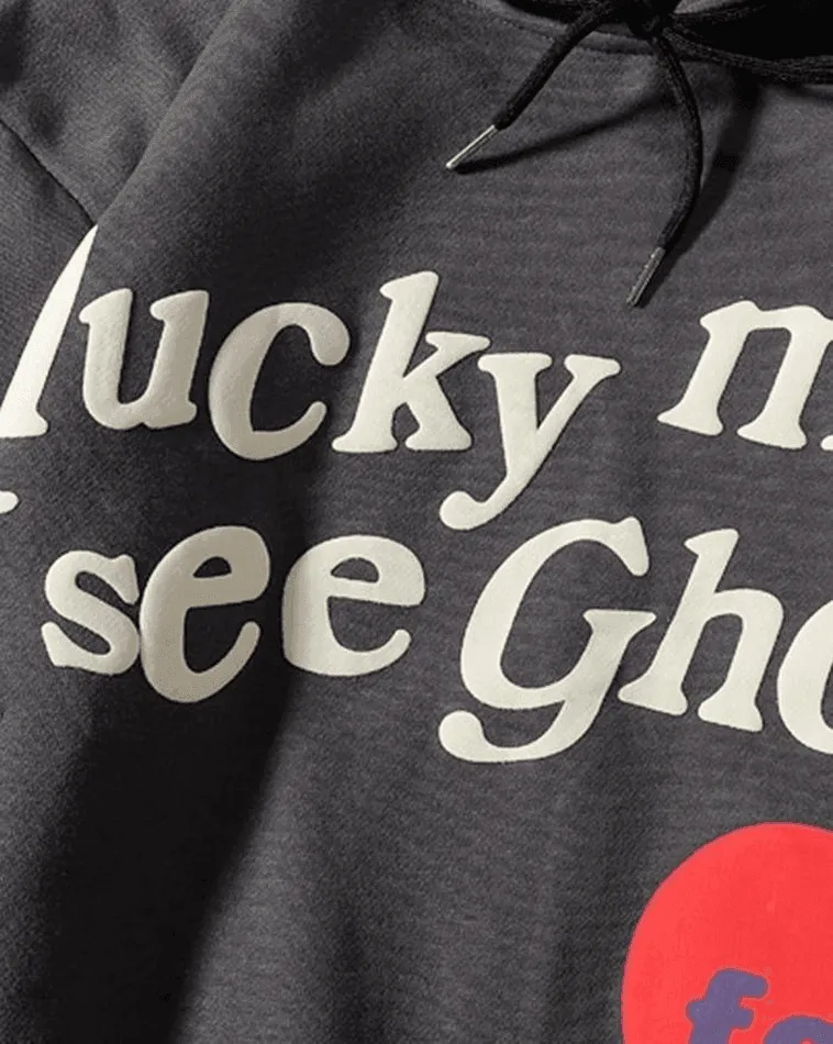 Joskaa Letters Printed Long Sleeve Hoodie