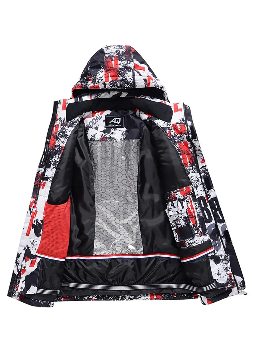 Men Fashion Skiing Snowboarding Jacket