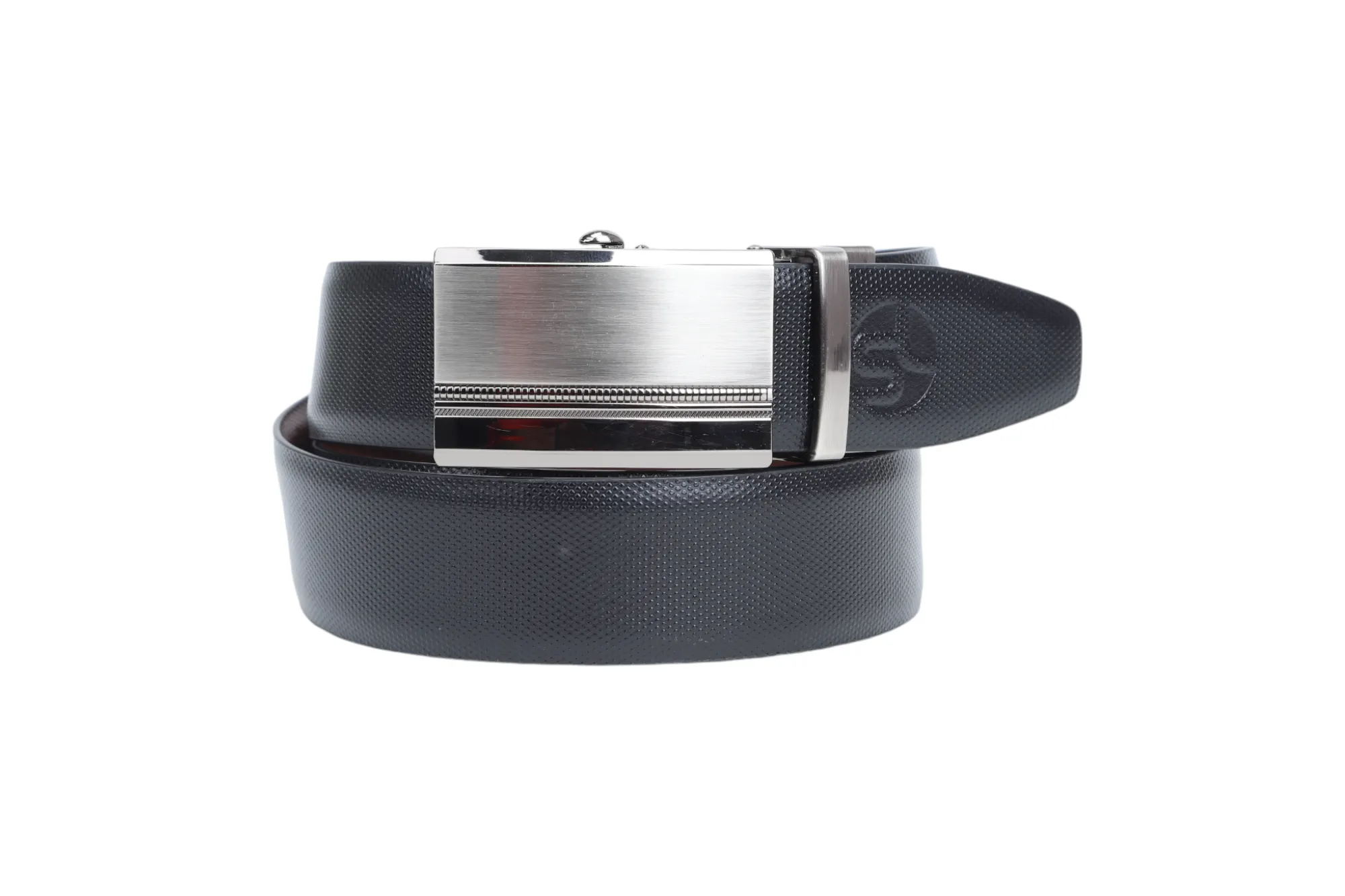 Mens Premium Reversible Autolock Leather Belt 913006