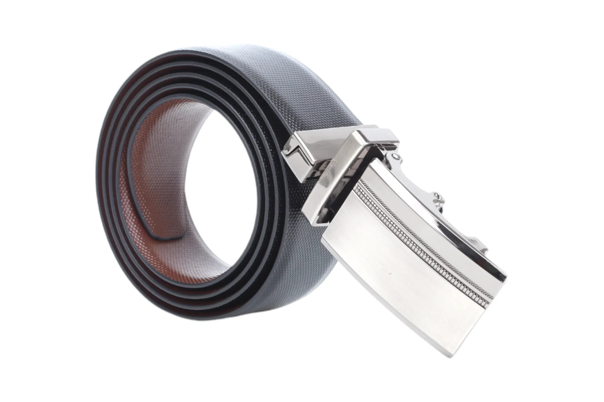 Mens Premium Reversible Autolock Leather Belt 913006