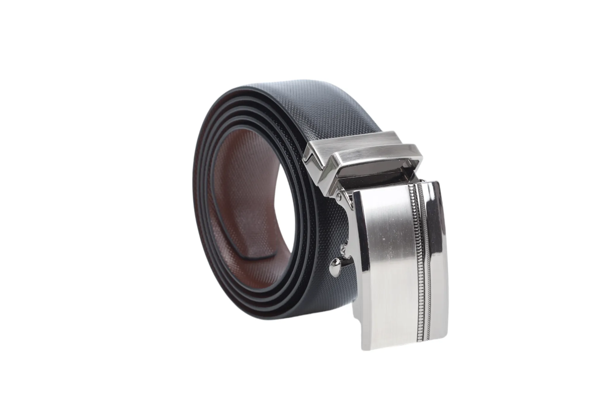 Mens Premium Reversible Autolock Leather Belt 913006