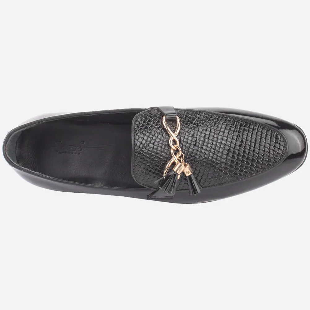 Men's "TIYOR" Tassels Detailing Leather Dress Shoes