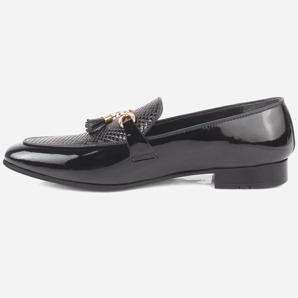 Men's "TIYOR" Tassels Detailing Leather Dress Shoes