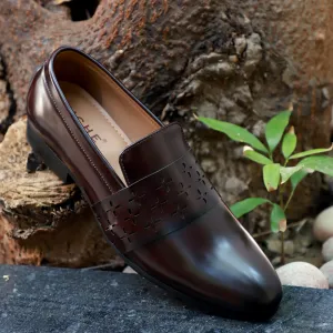 NICHE Wine Bodo Designer Vamp Loafers