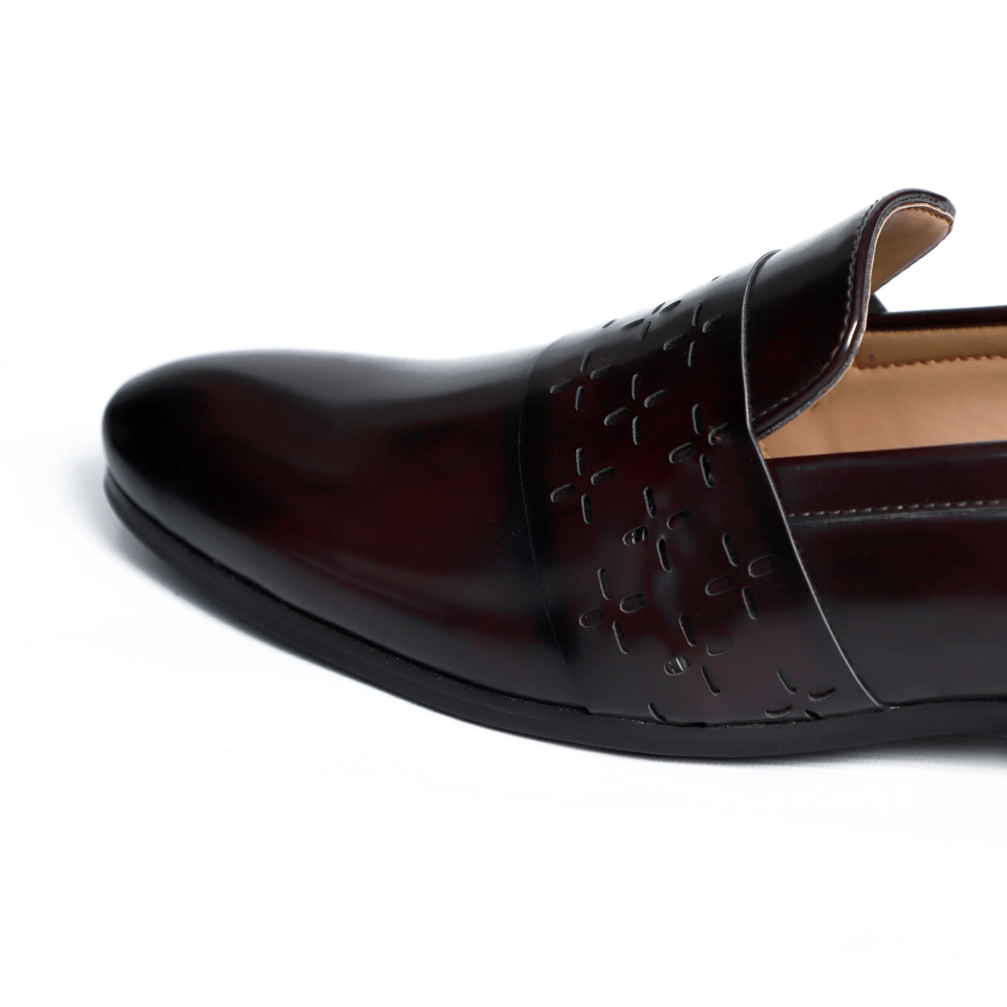 NICHE Wine Bodo Designer Vamp Loafers