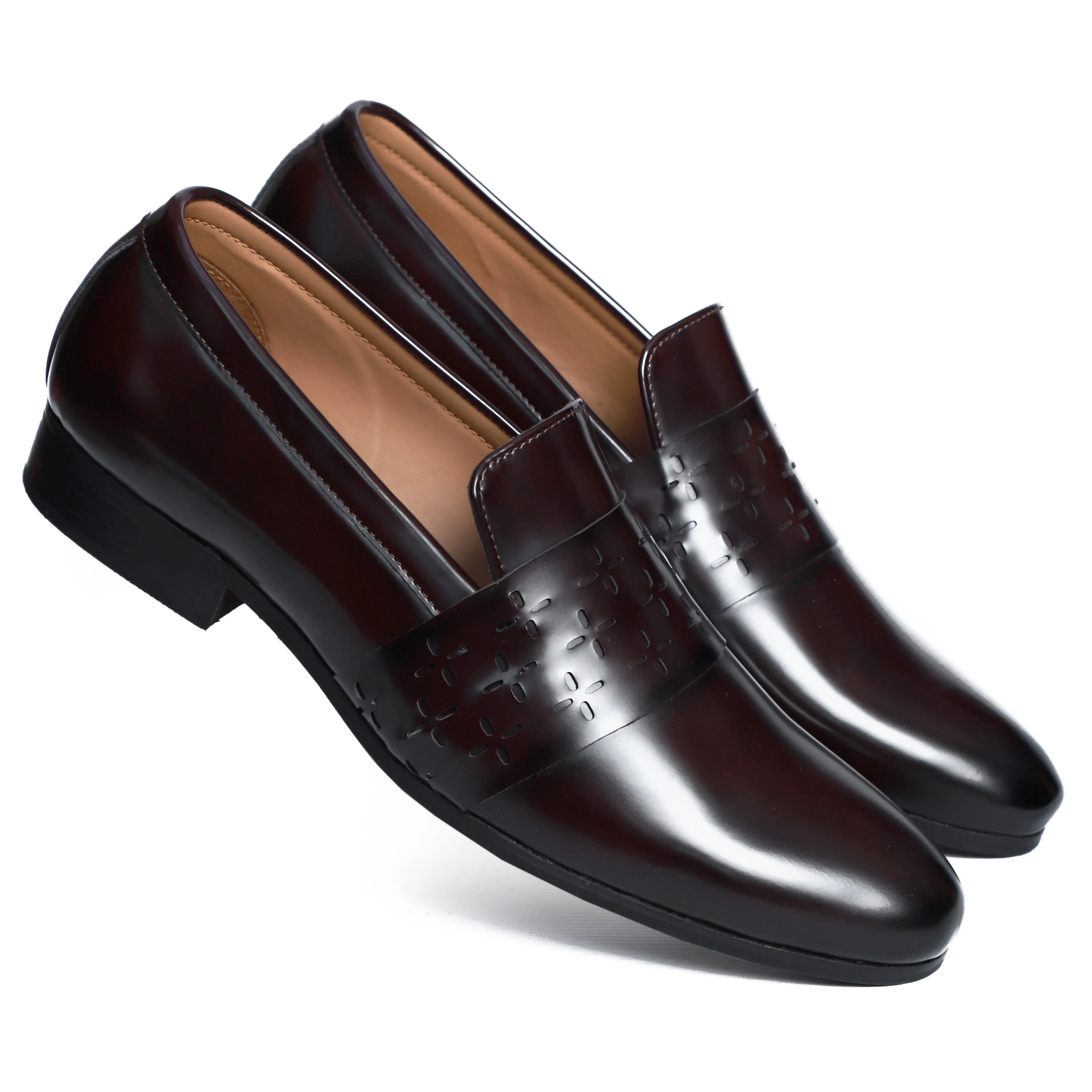 NICHE Wine Bodo Designer Vamp Loafers