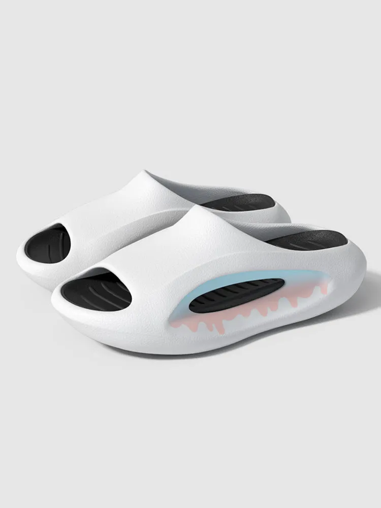 Outdoor Thick Soles Non-Slip Contrast Color Slipper&Sandals