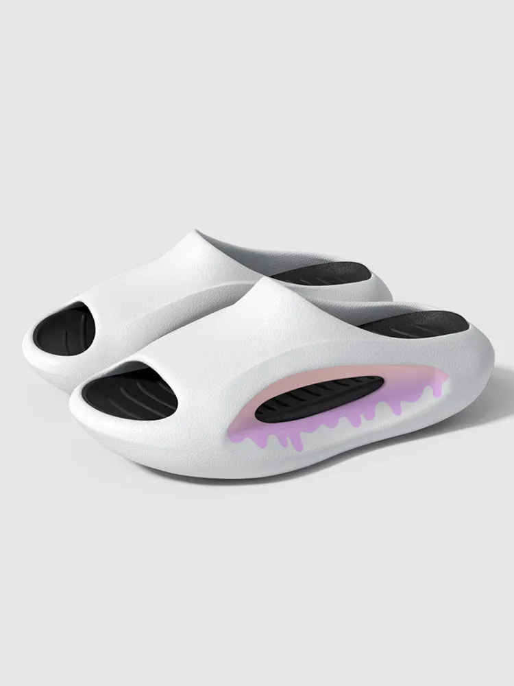 Outdoor Thick Soles Non-Slip Contrast Color Slipper&Sandals