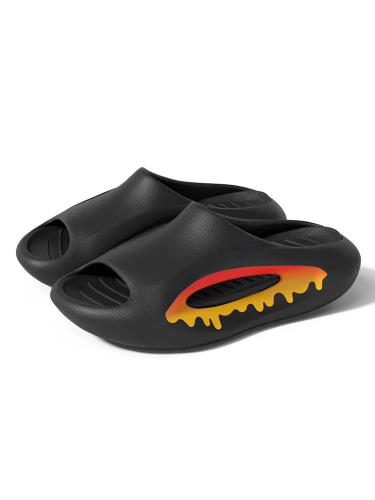 Outdoor Thick Soles Non-Slip Contrast Color Slipper&Sandals