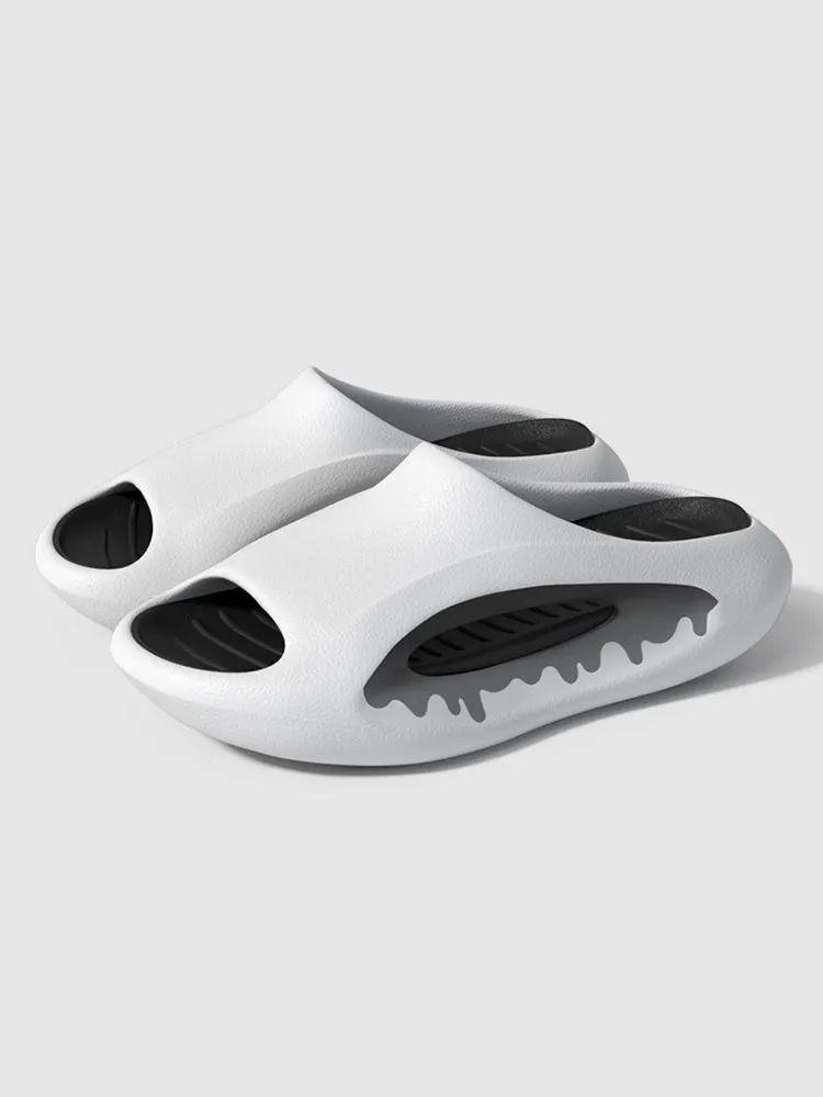 Outdoor Thick Soles Non-Slip Contrast Color Slipper&Sandals