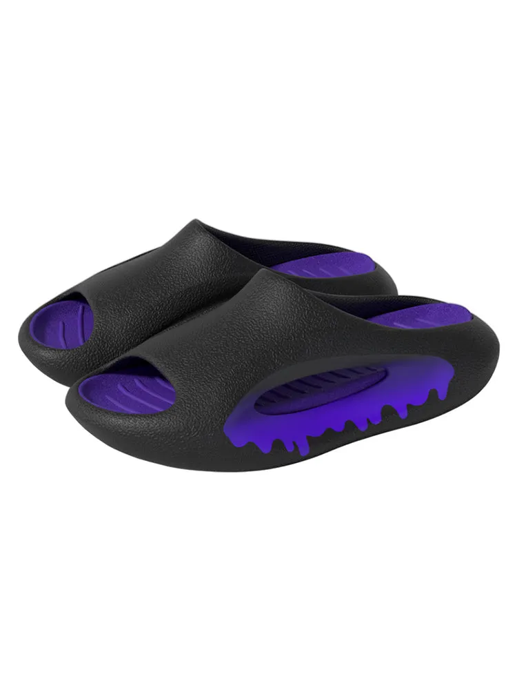 Outdoor Thick Soles Non-Slip Contrast Color Slipper&Sandals