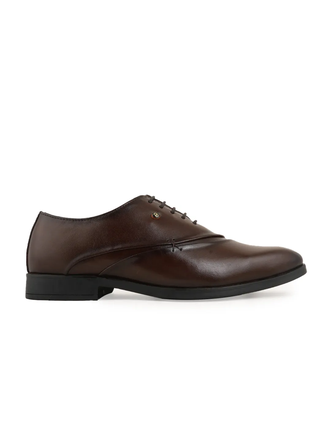 Pelle Albero Designer Formal Leather Brown Derby