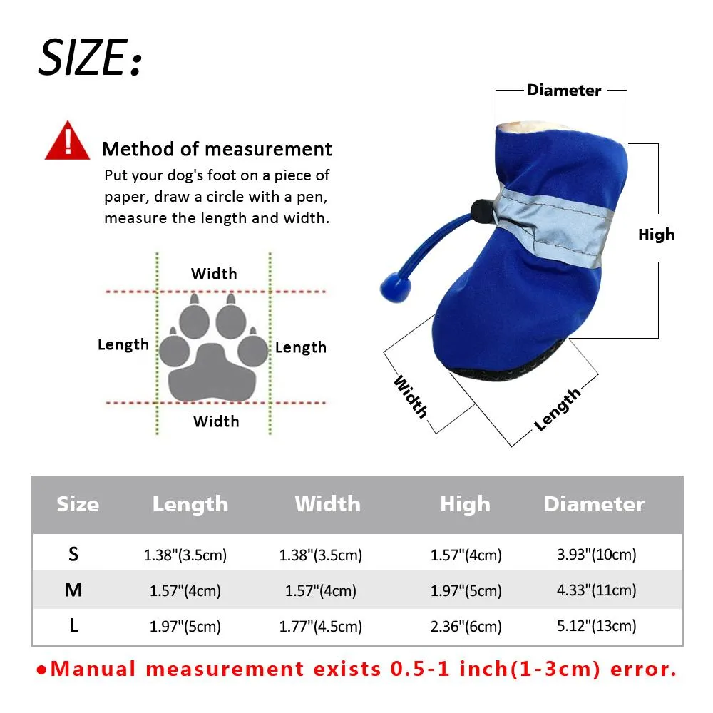 PET ARTIST Waterproof Dog Socks That Stay On