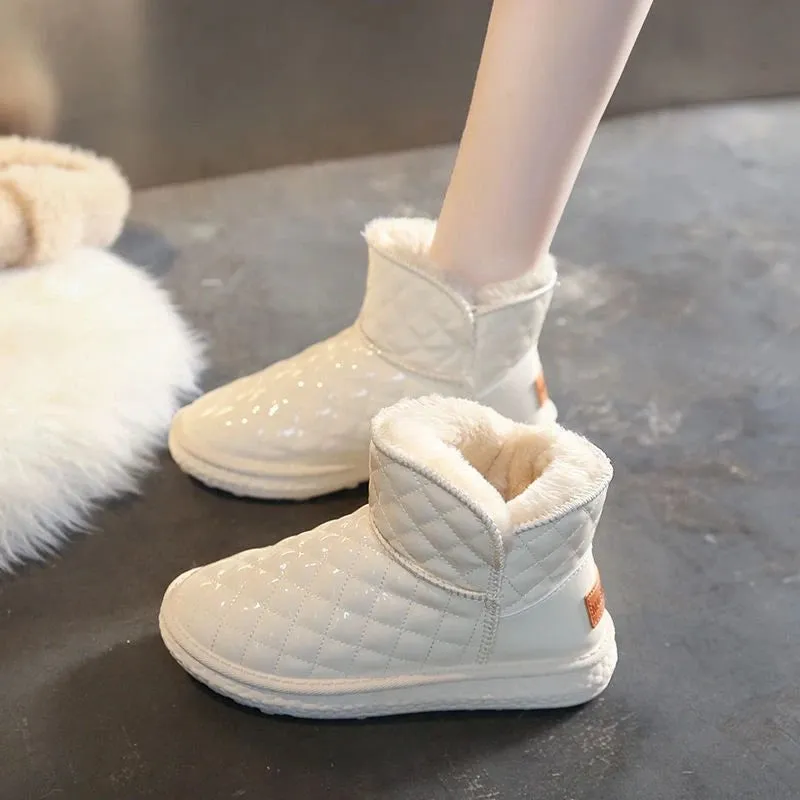 Snow and Fleece Waterproof Boots - Cecilia