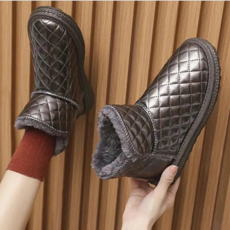 Snow and Fleece Waterproof Boots - Cecilia