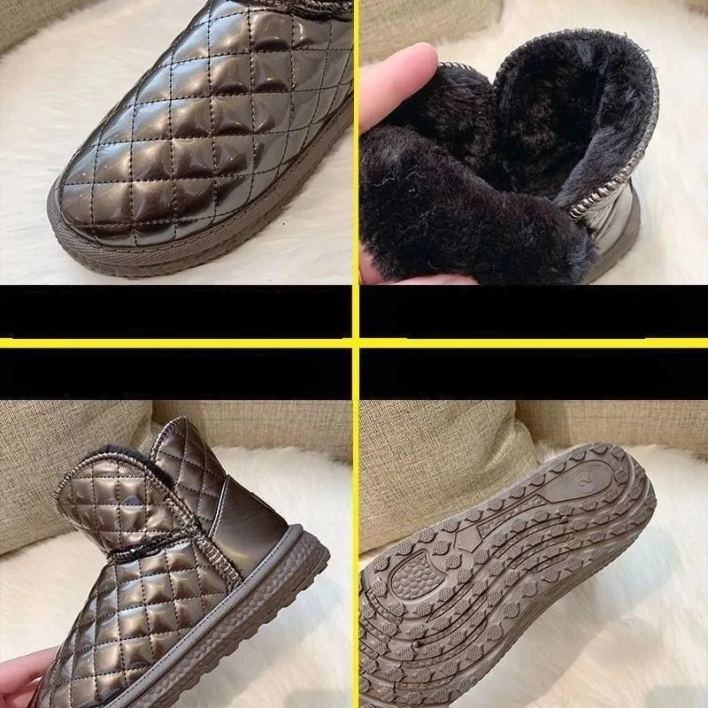 Snow and Fleece Waterproof Boots - Cecilia
