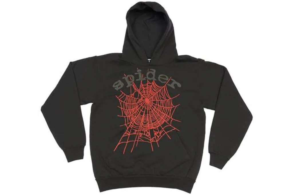 SP5DER LOGO HOODIE BLACK