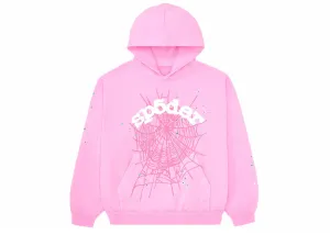 SP5DER OG WEB HOODIE PINK