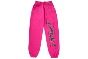 SP5DER P*NK SWEATPANTS PINK
