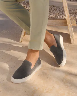 Suede Slip-On - U44SP - Hamptons Carbon Grey