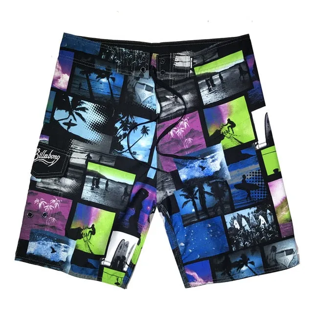 Summer Board Shorts Men Quick Dry Swimming Trunks Swimwear bañadores hombre Bermuda Vacation Surf Beach Short Pants Casual Male
