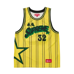 Supreme Star Basketball Jersey 'Yellow'