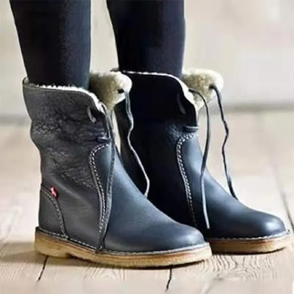 Women'S Fleece Flat Snow Boots 80279617