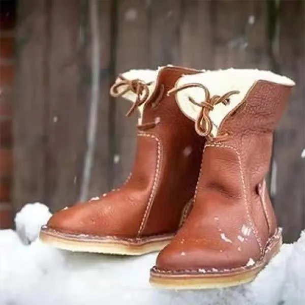 Women'S Fleece Flat Snow Boots 80279617