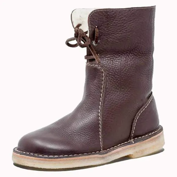 Women'S Fleece Flat Snow Boots 80279617