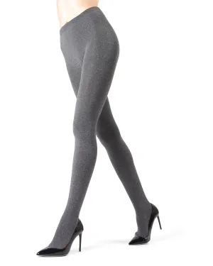 Women's Heather Plush Lined Fleece WInter Opaque Tights