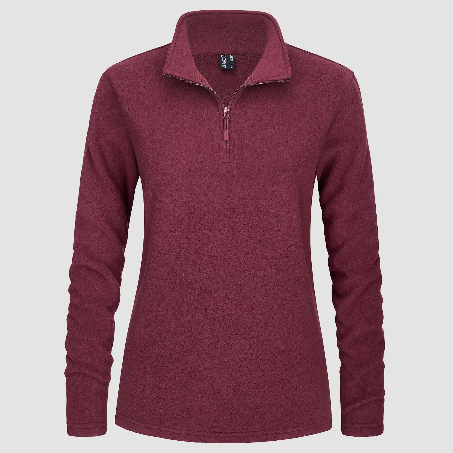 Women's Shirt 1/4 Zip Fleece Pullover Sweater Long Sleeve Sweatshirts Athletic Shirt