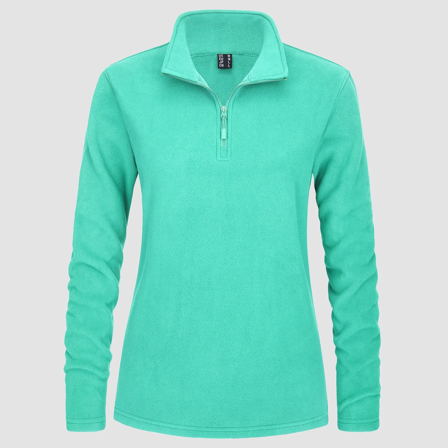 Women's Shirt 1/4 Zip Fleece Pullover Sweater Long Sleeve Sweatshirts Athletic Shirt