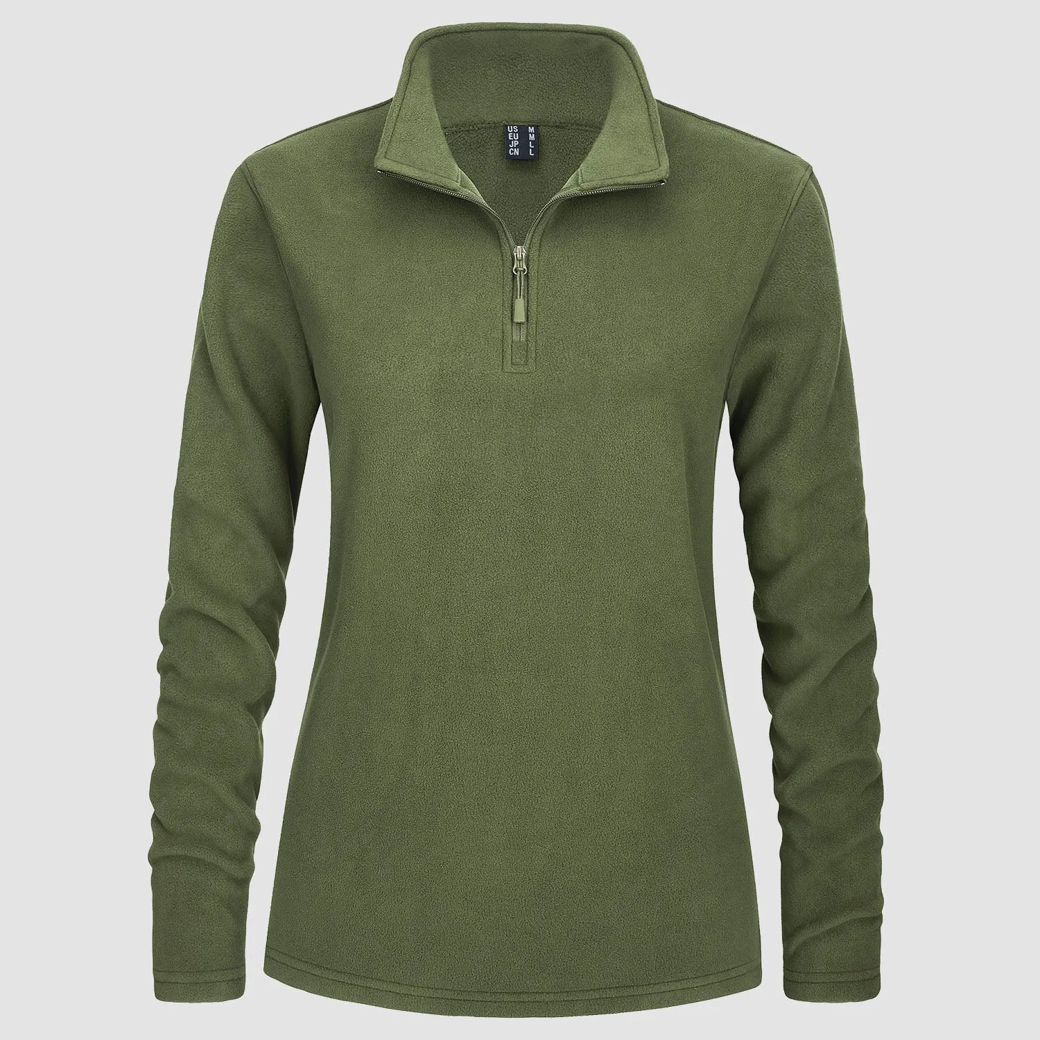 Women's Shirt 1/4 Zip Fleece Pullover Sweater Long Sleeve Sweatshirts Athletic Shirt