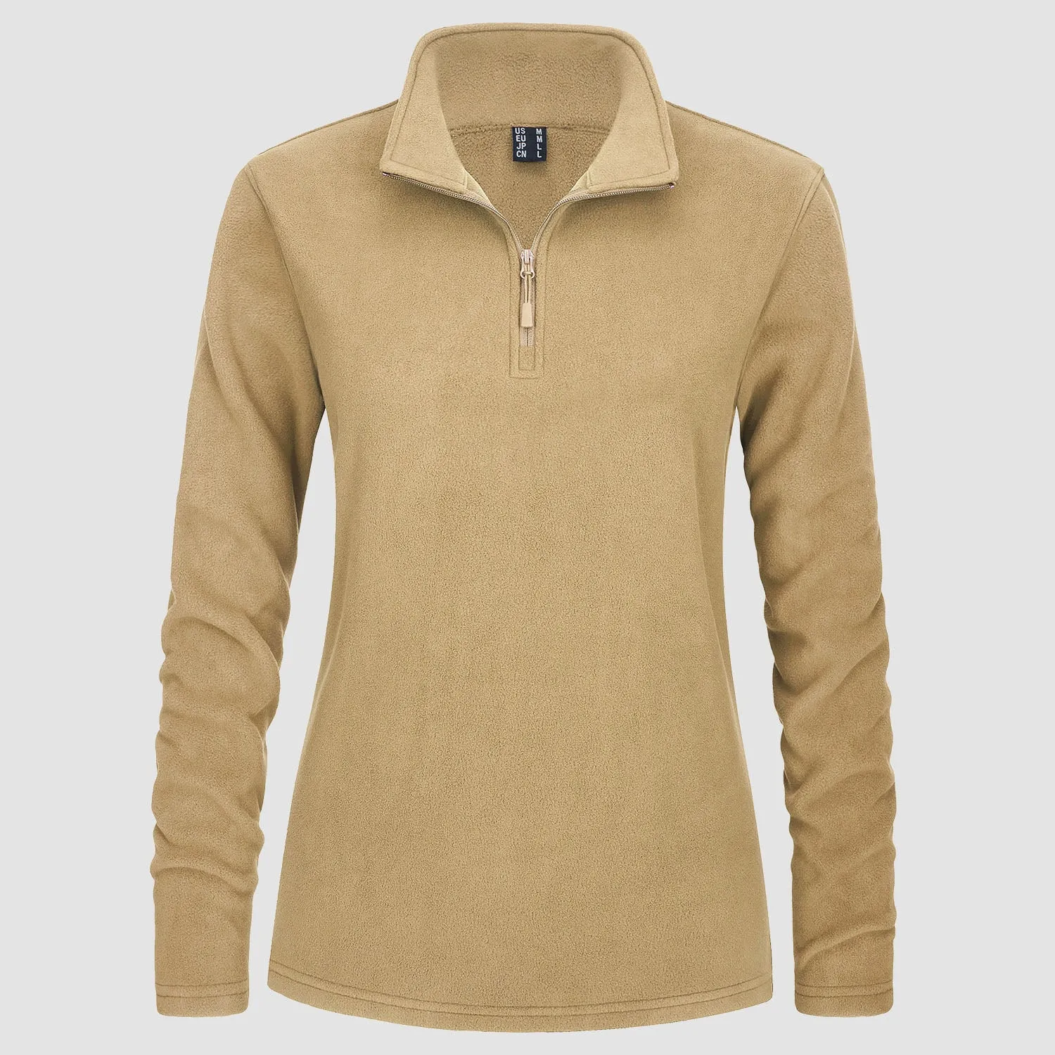 Women's Shirt 1/4 Zip Fleece Pullover Sweater Long Sleeve Sweatshirts Athletic Shirt