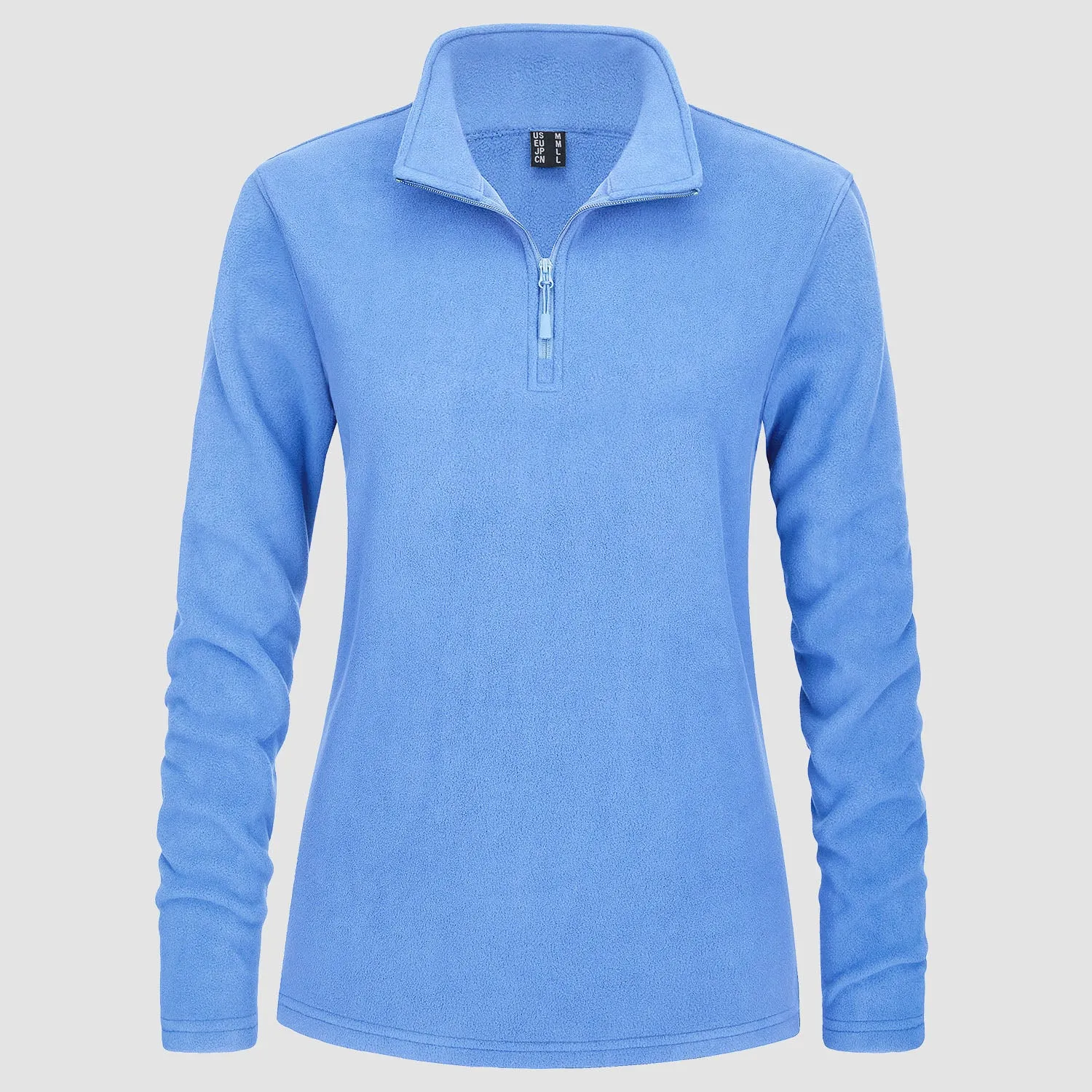 Women's Shirt 1/4 Zip Fleece Pullover Sweater Long Sleeve Sweatshirts Athletic Shirt