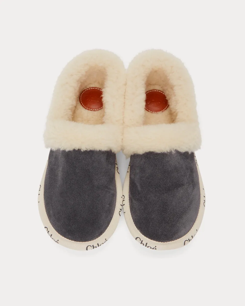 Woody Suede Grey Slip Ons